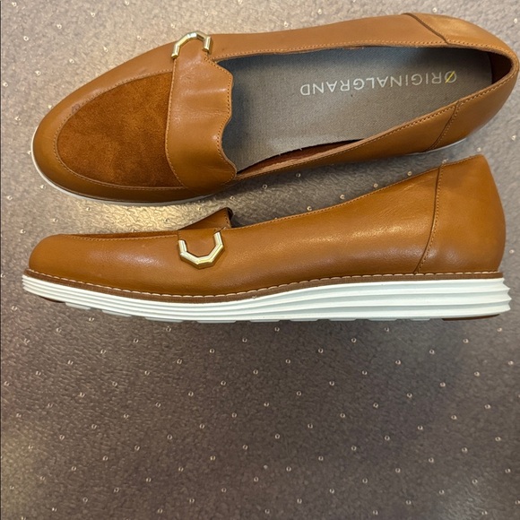Cole Haan Shoes - Cole Haan Grand OS- Women’s Tan Leather & Suede Loafers